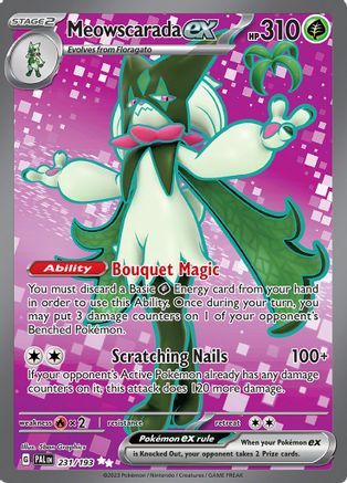 Meowscarada ex 231/193  - Holofoil SV02 Paldea Evolved - Ultra Rare
