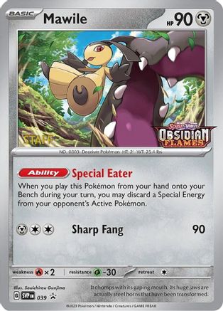Mawile (Prerelease) [Staff] 039  - Holofoil SV Scarlet & Violet Promo Cards - Promo