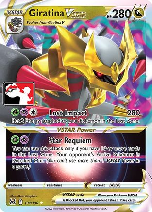 Giratina VSTAR 131/196  - Holofoil Prize Pack Series Cards - Ultra Rare