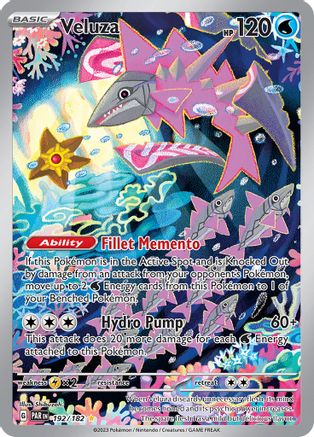 Veluza 192/182  - Holofoil SV04 Paradox Rift - Illustration Rare