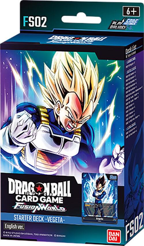 Dragon Ball Super Fusion World Vegeta starter deck box for trading card game