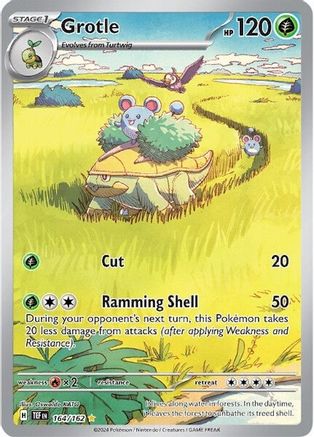 Grotle 164/162  - Holofoil SV05 Temporal Forces - Illustration Rare