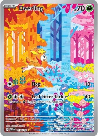 Deerling 165/162  - Holofoil SV05 Temporal Forces - Illustration Rare
