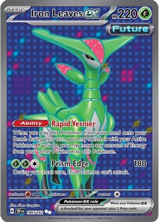 Iron Leaves ex 186/162  - Holofoil SV05 Temporal Forces - Ultra Rare