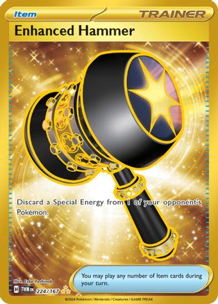 Enhanced Hammer 224/167  - Holofoil SV06 Twilight Masquerade - Hyper Rare