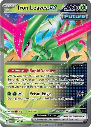 Iron Leaves ex 128  - Holofoil SV Scarlet & Violet Promo Cards - Promo