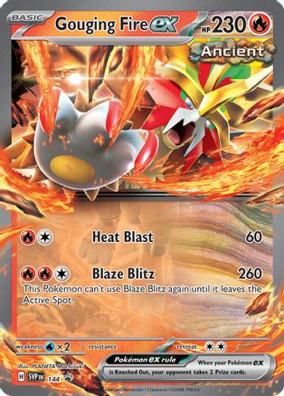 Gouging Fire ex 144  - Holofoil SV Scarlet & Violet Promo Cards - Promo