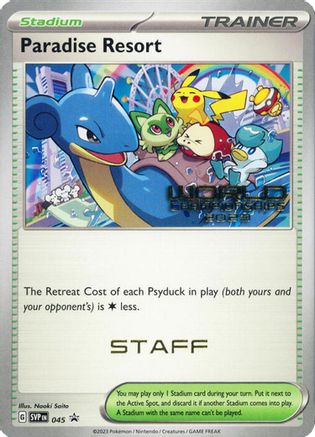 Paradise Resort (World Championships 2023) [Staff] 045  SV Scarlet & Violet Promo Cards - Promo