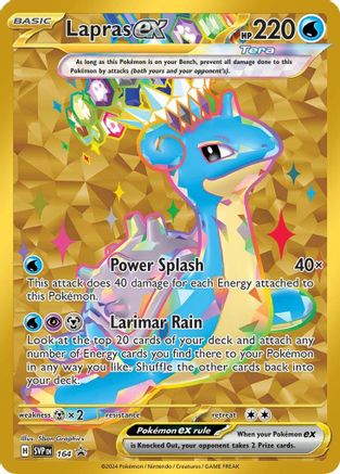 Lapras ex 164  - Holofoil SV Scarlet & Violet Promo Cards - Promo