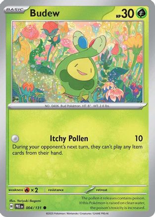 Budew 004  - Reverse Holofoil SV Prismatic Evolutions - Common