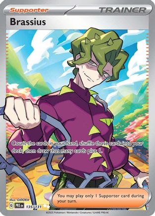 Brassius 135/131  - Holofoil SV Prismatic Evolutions - Ultra Rare