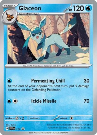 Glaceon (Cosmos Holo) 171  - Holofoil SV Scarlet & Violet Promo Cards - Promo
