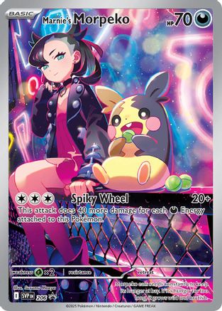 Marnie’s Morpeko 206  - Holofoil SV Scarlet & Violet Promo Cards - Holo Rare