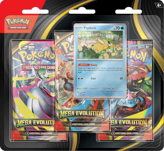 Mega Evolution 3 Pack Blister (Assorted)