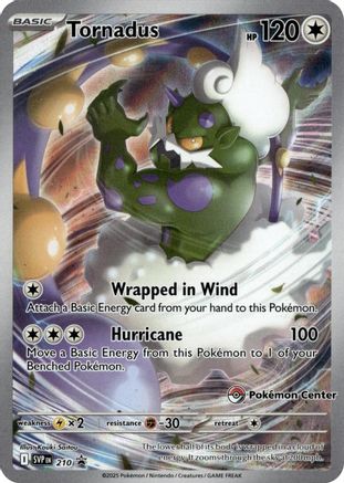 Tornadus (Pokemon Center Exclusive) 210  - Holofoil SV Scarlet & Violet Promo Cards - Promo