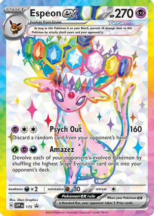 Espeon ex - 175 SVP  - Holofoil SV Scarlet & Violet Promo Cards - Promo