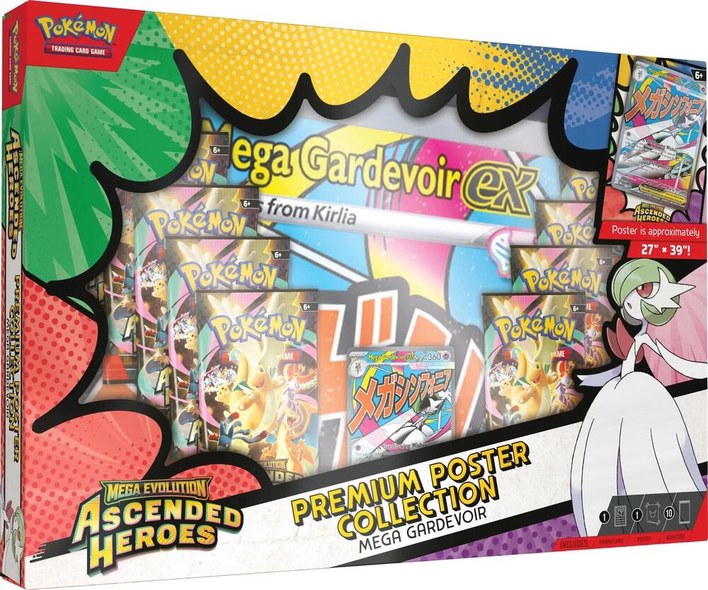 Pokemon TCG: Ascended Heroes Premium Poster Collection - Assortment