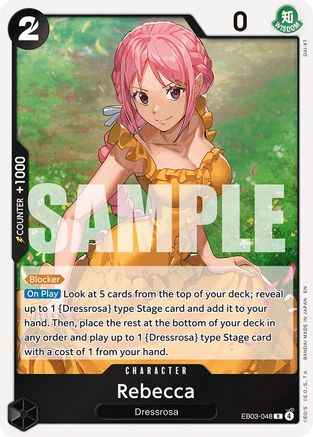 Rebecca (EB03-048) - Extra Booster: One Piece Heroines Edition Foil