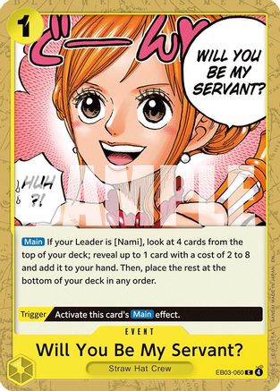 Will You Be My Servant? (EB03-060) - Extra Booster: One Piece Heroines Edition