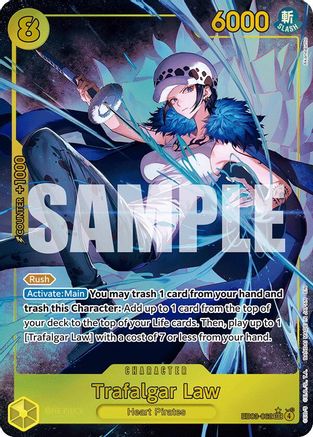 Trafalgar Law (Alternate Art) (EB03-062) - Extra Booster: One Piece Heroines Edition Foil