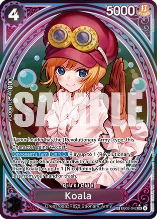 Koala (SP) (EB03-042) - Extra Booster: One Piece Heroines Edition Foil