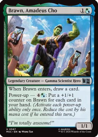 Brawn, Amadeus Cho (MSC-567) - Marvel Super Heroes
