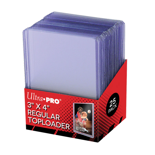 Ultra Pro - 3" x 4" Clear Regular TOPLOADER® Sleeves (25ct)