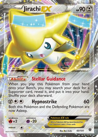 Jirachi EX 060/101  - Holofoil Plasma Blast - Ultra Rare