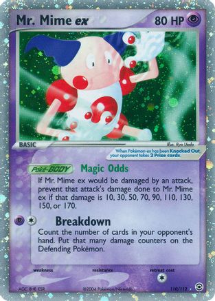Mr. Mime ex 110/112  - Holofoil FireRed & LeafGreen - Ultra Rare