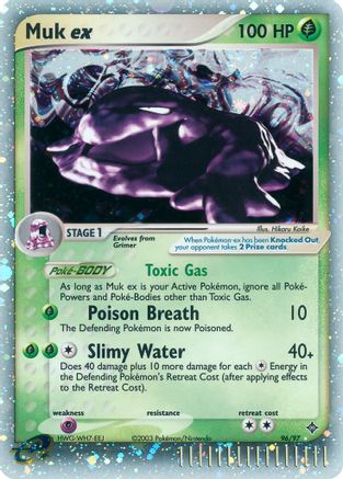 Muk ex 096  - Holofoil Dragon - Ultra Rare