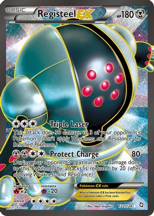 Registeel EX (122 Full Art) (122 Full Art) 122  - Holofoil Dragons Exalted - Ultra Rare