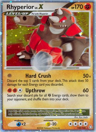 Rhyperior LV.X 145  - Holofoil Legends Awakened - Ultra Rare