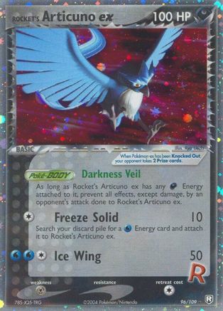 Rocket's Articuno ex 096  - Holofoil Team Rocket Returns - Ultra Rare