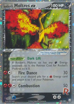 Rocket's Moltres ex 100  Team Rocket Returns - Ultra Rare