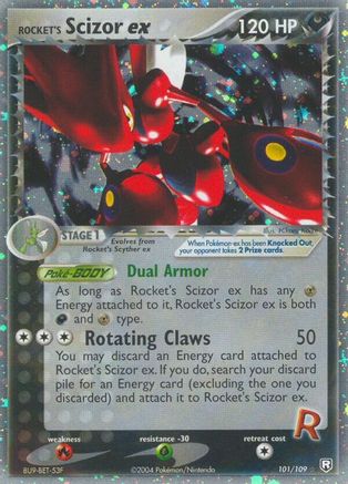 Rocket's Scizor ex 101  Team Rocket Returns - Ultra Rare