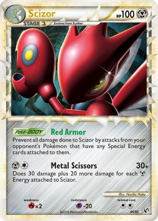 Scizor (Prime) 084/90  - Holofoil Undaunted - Ultra Rare