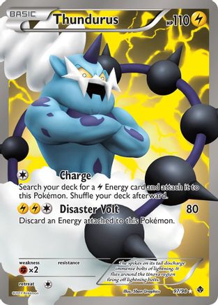 Thundurus (97 Full Art) (97 Full Art) 097/98  - Holofoil Emerging Powers - Ultra Rare