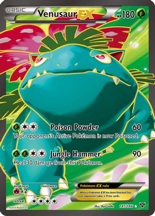 Venusaur EX (141 Full Art) (141 Full Art) 141/146  - Holofoil XY Base Set - Ultra Rare