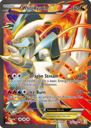 White Kyurem EX (146 Full Art) (146 Full Art) 146  - Holofoil Boundaries Crossed - Ultra Rare