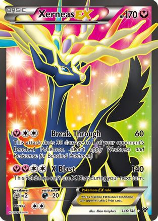 Xerneas EX (146 Full Art) (146 Full Art) 146  - Holofoil XY Base Set - Ultra Rare