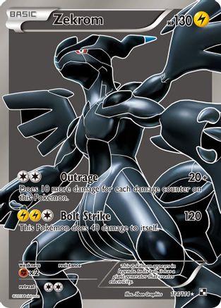 Zekrom (114 Full Art) (114 Full Art) 114/114  - Holofoil Black and White - Ultra Rare