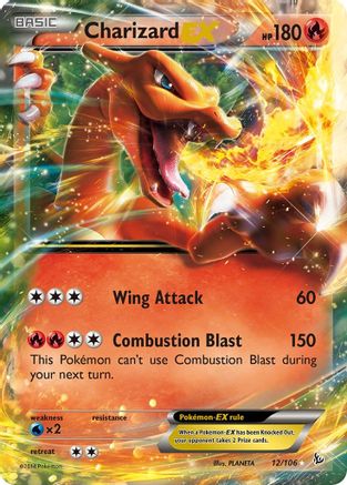 Charizard EX (12) (12) 012/106  - Holofoil XY  Flashfire - Ultra Rare