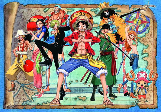 Clementoni 35137 Anime One Piece 500 Pieces, Jigsaw Puzzle