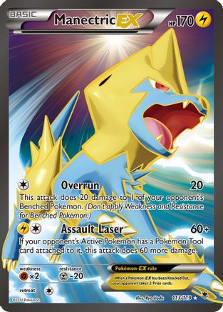 Manectric EX (113 Full Art) (113 Full Art) 113/119  - Holofoil XY  Phantom Forces - Ultra Rare