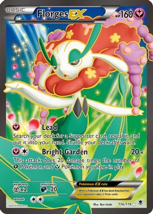 Florges EX (116 Full Art) (116 Full Art) 116/119  - Holofoil XY  Phantom Forces - Ultra Rare