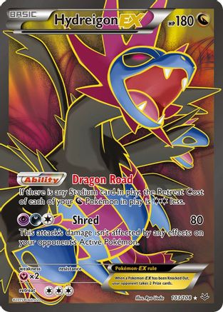 Hydreigon EX (103 Full Art) (103 Full Art) 103/108  - Holofoil XY  Roaring Skies - Ultra Rare