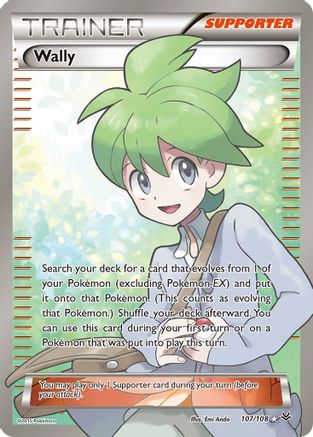 Wally (107 Full Art) (107 Full Art) 107/108  - Holofoil XY  Roaring Skies - Ultra Rare