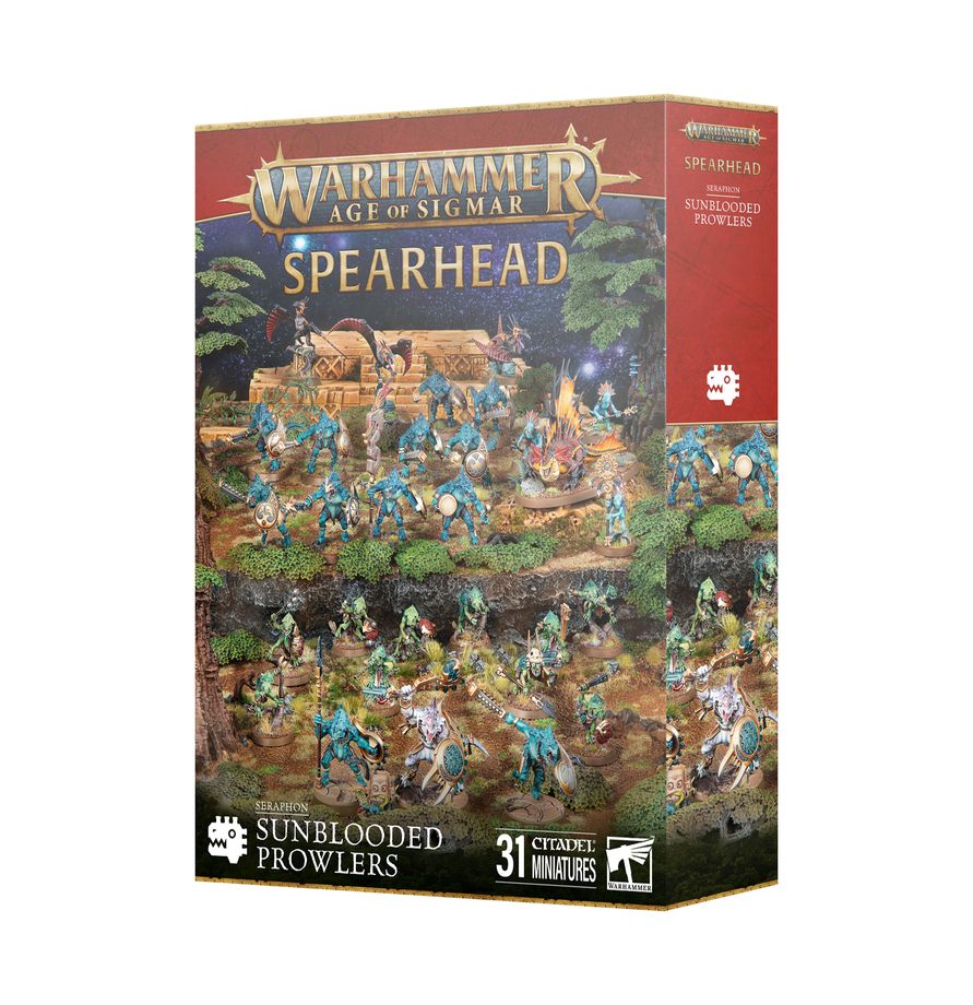 Warhammer Age of Sigmar Spearhead: Seraphon – Sunblooded Prowlers