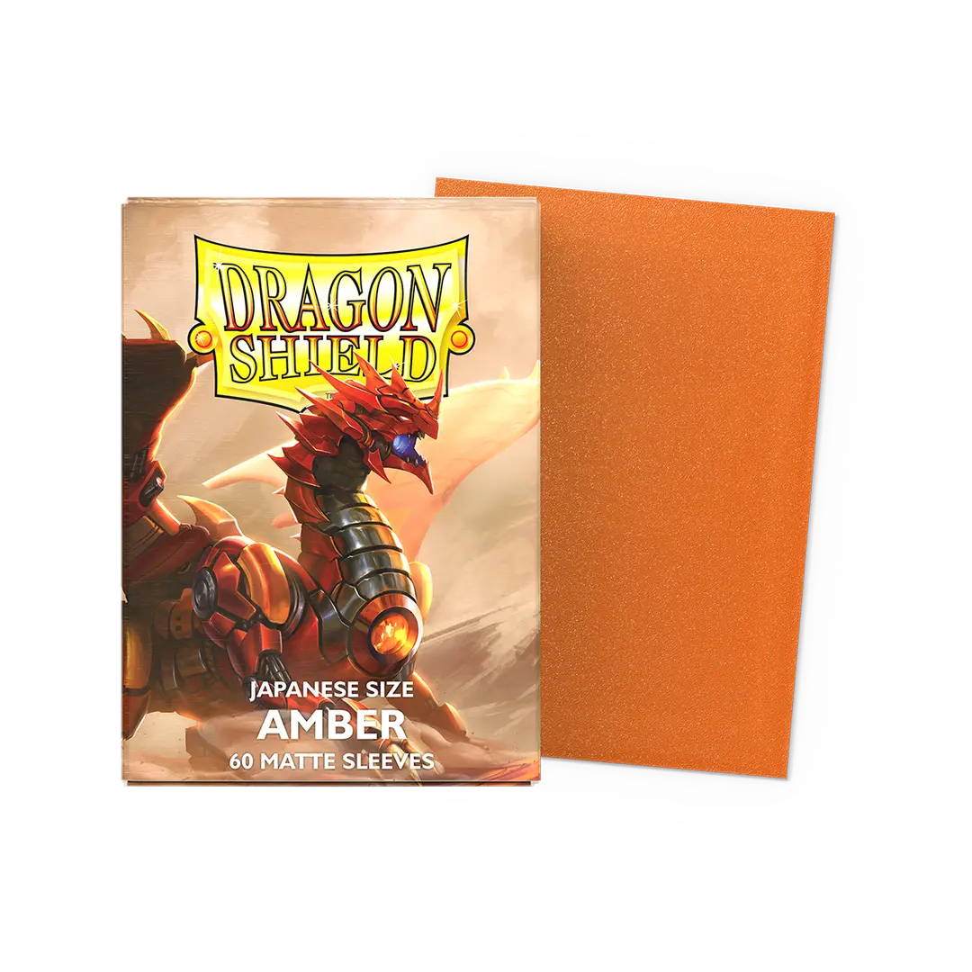 Dragon Shield Japanese - Amber - Matte Sleeves