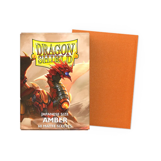 Dragon Shield Japanese - Amber - Matte Sleeves